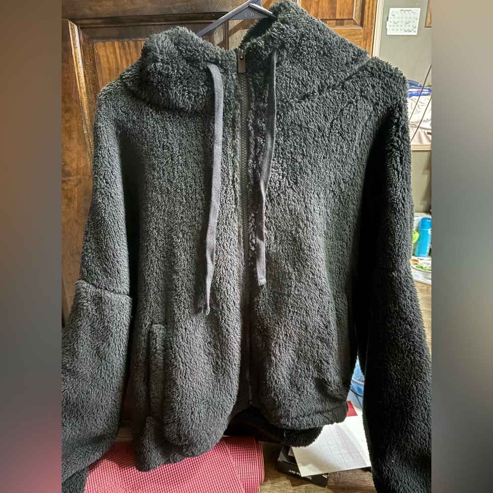 Aeropostale Zip Up Sherpa